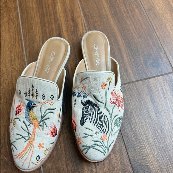 Johnny was embroidered mule - Picture 4 of 6